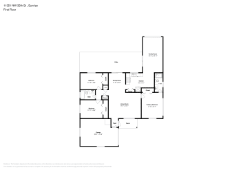 Floor plan 1 for 11351 NW 35th St