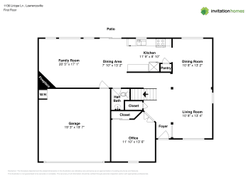 Floor plan 1 for 1136 Liriope Ln