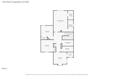 Floor plan 2 for 1136 Tellis Dr