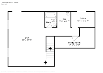 Floor plan 1 for 11368 Berry Farm Rd