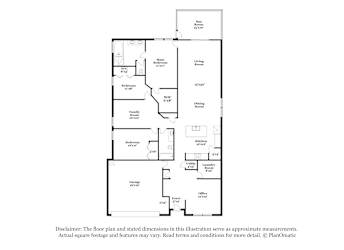 Floor plan 1 for 11376 Oyster Creek Rd