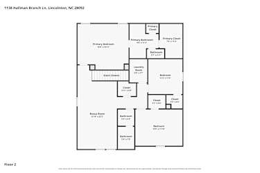 Floor plan 2 for 1138 Hallman Branch Ln