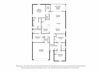 Floor plan 1 for 11387 Oyster Creek Rd
