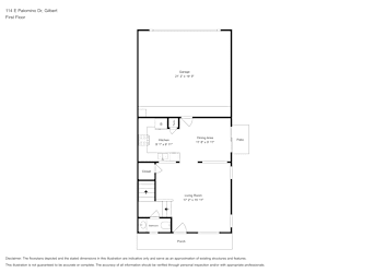 Floor plan 1 for 114 E Palomino Dr