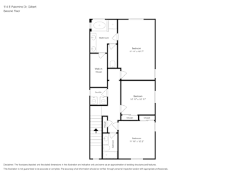 Floor plan 2 for 114 E Palomino Dr