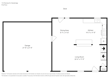 Floor plan 2 for 114 Parkview Dr