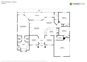 Floor plan 1 for 11425 Via de Renee Pl