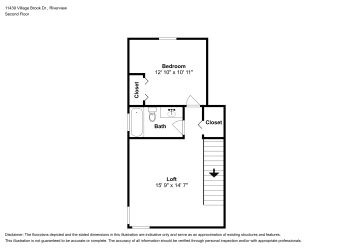 Floor plan 2 for 11439 Village Brook Dr
