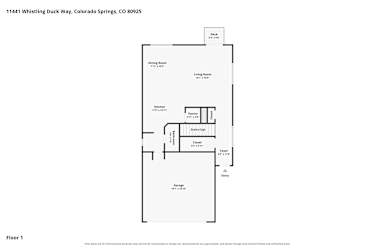 Floor plan 1 for 11441 Whistling Duck Wy