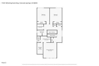 Floor plan 2 for 11441 Whistling Duck Wy