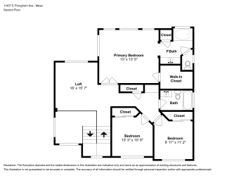 Floor plan 2 for 11457 E Pronghorn Ave