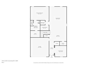 Floor plan 1 for 11467 Lavender Loop
