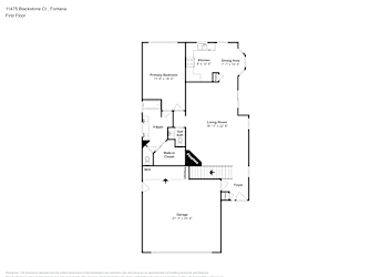 Floor plan 1 for 11475 Blackstone Ct
