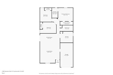 Floor plan 1 for 11484 Mandarin Glen Cir E