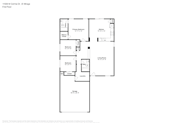 Floor plan 1 for 11506 W Corrine Dr