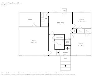 Floor plan 1 for 1155 Saint Phillips Ct
