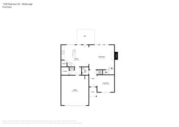 Floor plan 1 for 1158 Paramount Dr