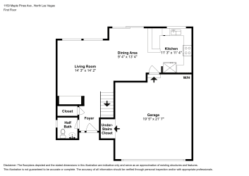 Floor plan 1 for 1159 Maple Pines Ave