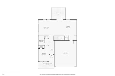 Floor plan 1 for 1163 Bluffton Circle