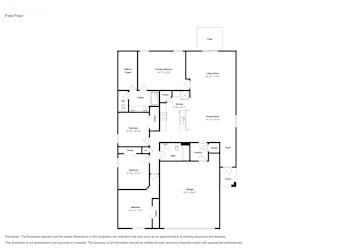 Floor plan 1 for 1163 Peach Creek Dr