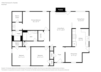 Floor plan 1 for 11634 Charnwood Ct