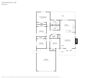 Floor plan 1 for 1169 Chelsham Ave
