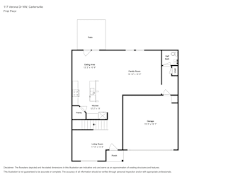Floor plan 1 for 117 Verona Dr NW