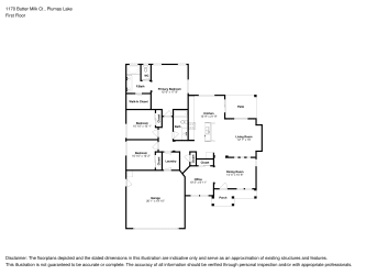 Floor plan 1 for 1170 Butter Milk Ct