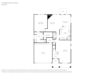 Floor plan 1 for 11706 Dandy Park Ct