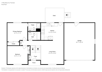 Floor plan 2 for 11762 Albion St
