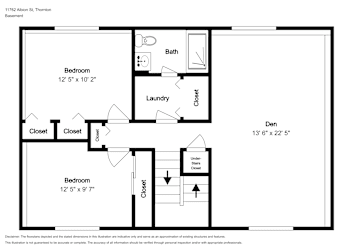 Floor plan 1 for 11762 Albion St