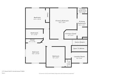 Floor plan 2 for 11771 Mission Peak Place