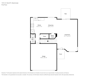Floor plan 2 for 1181 W 132nd Pl