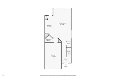 Floor plan 1 for 11810 Brier Village Ln