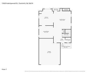 Floor plan 1 for 11829 Aubreywood Dr