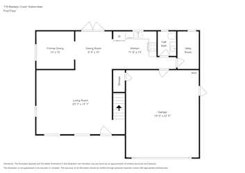 Floor plan 1 for 119 Madalyn Ct