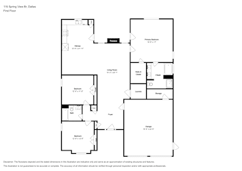 Floor plan 1 for 119 Spring View Br