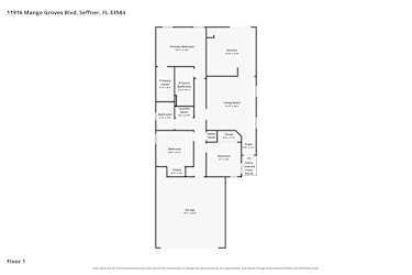 Floor plan 1 for 11916 Mango Groves Blvd