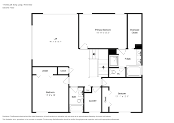 Floor plan 2 for 11926 Lark Song Loop