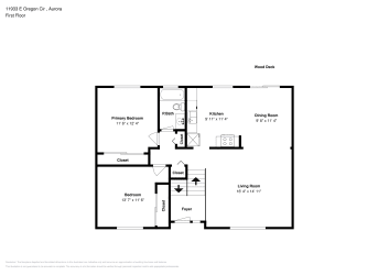 Floor plan 2 for 11933 E Oregon Cir