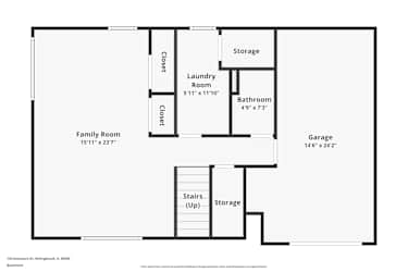 Floor plan 1 for 120 Delaware Dr