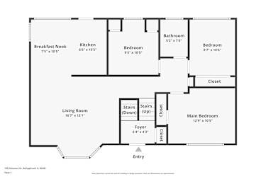 Floor plan 2 for 120 Delaware Dr
