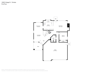 Floor plan 1 for 12023 Vintage Dr