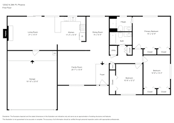 Floor plan 1 for 12042 N 28th Pl