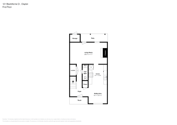 Floor plan 1 for 121 Blackthorne Ct