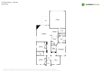 Floor plan 1 for 121 Brook Hollow Ln