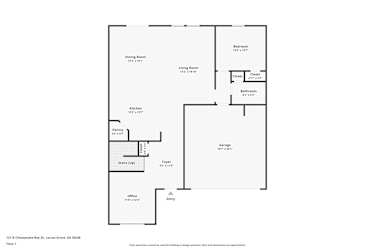 Floor plan 1 for 121 N Chesepeake Bay Dr