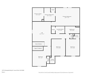 Floor plan 2 for 121 N Chesepeake Bay Dr