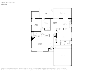 Floor plan 1 for 1210 Tuxford Dr
