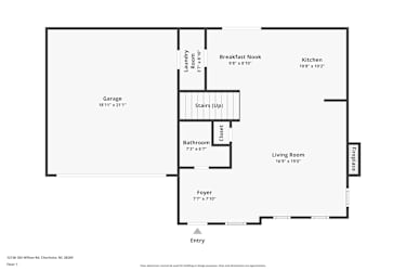 Floor plan 1 for 12136 Old Willow Rd
